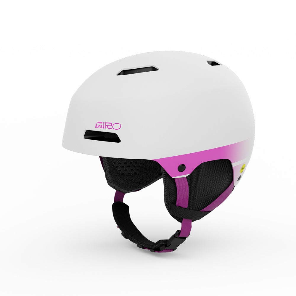 Giro Ledge FS MIPS Snow Helmet - Matte White/Pink