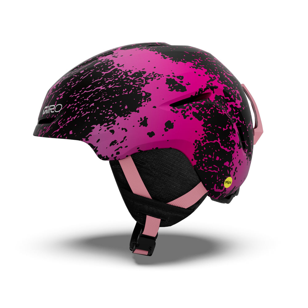 Giro Spur MIPS Youth Snow Helmet - Matte Neon Pink Surge
