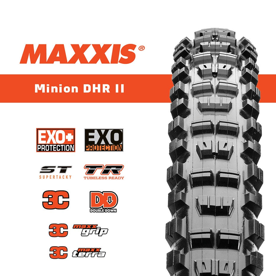 MAXXIS Minion DHR II 27.5 x 2.8 EXO/TR Foldable