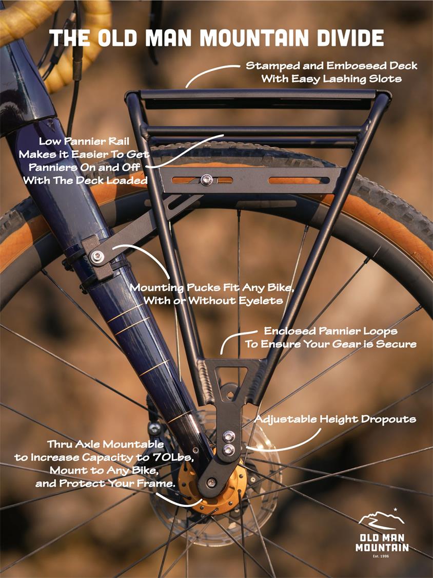 Old Man Mountain - Divide Rack (Universal front/rear mounting)