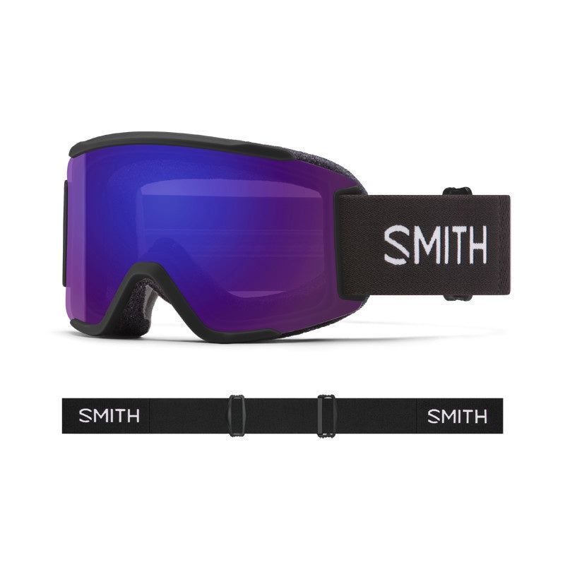 Smith Squad S - Black/ChromaPop Everyday Violet Mirror 23% VLT / Clear