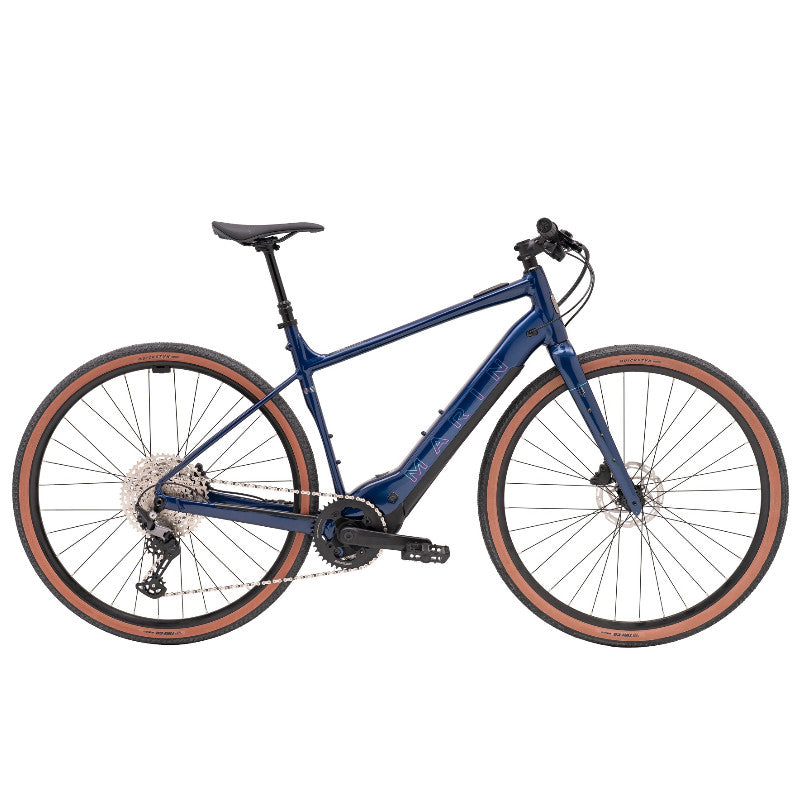 Marin DSX-E Electric Hybrid Bike - Dark Blue