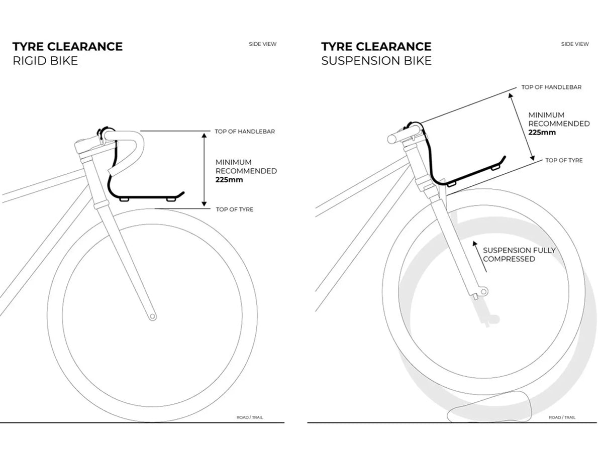 JACK the bike rack / Black w Yellow Bungee