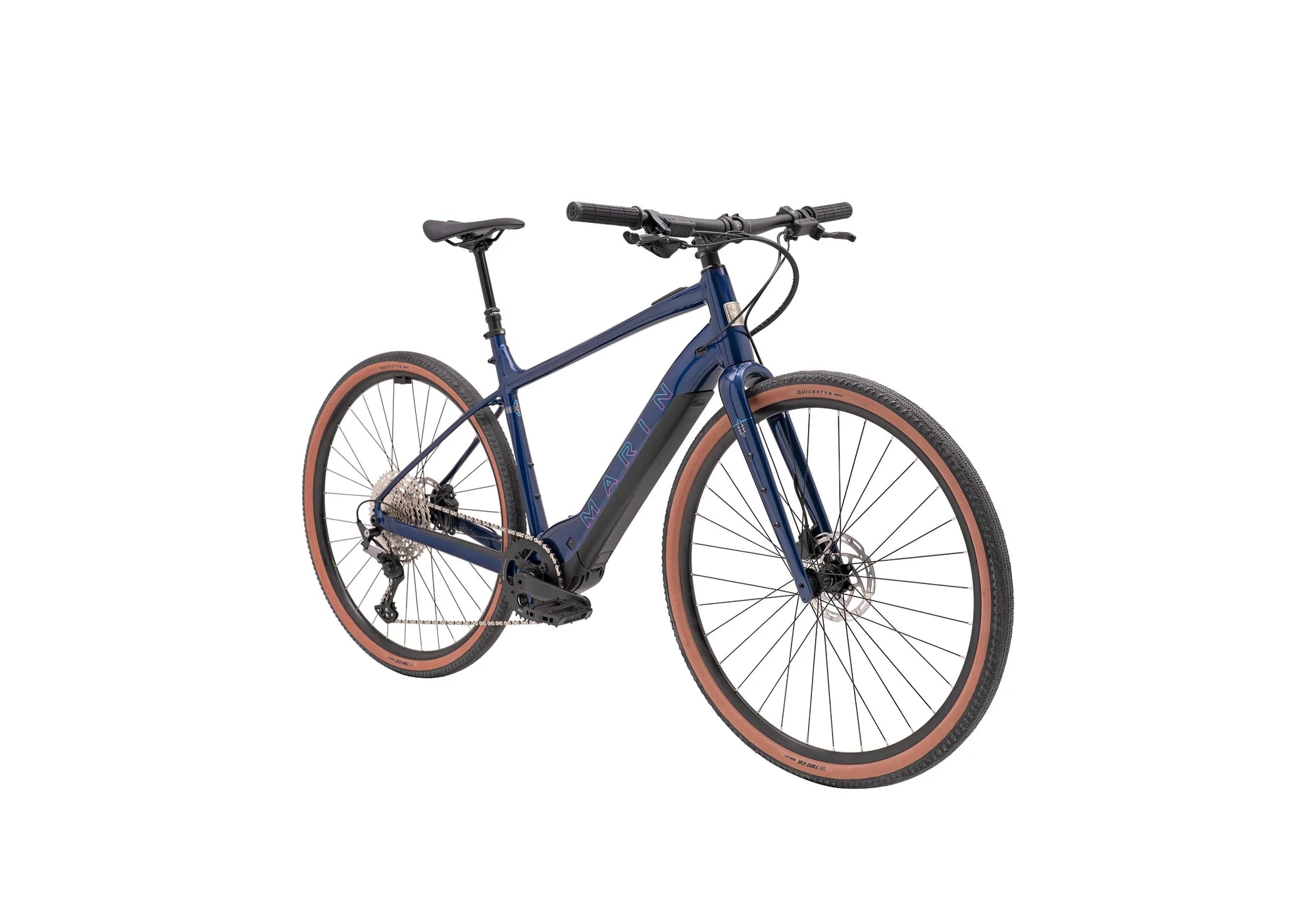Marin DSX-E Electric Hybrid Bike - Dark Blue