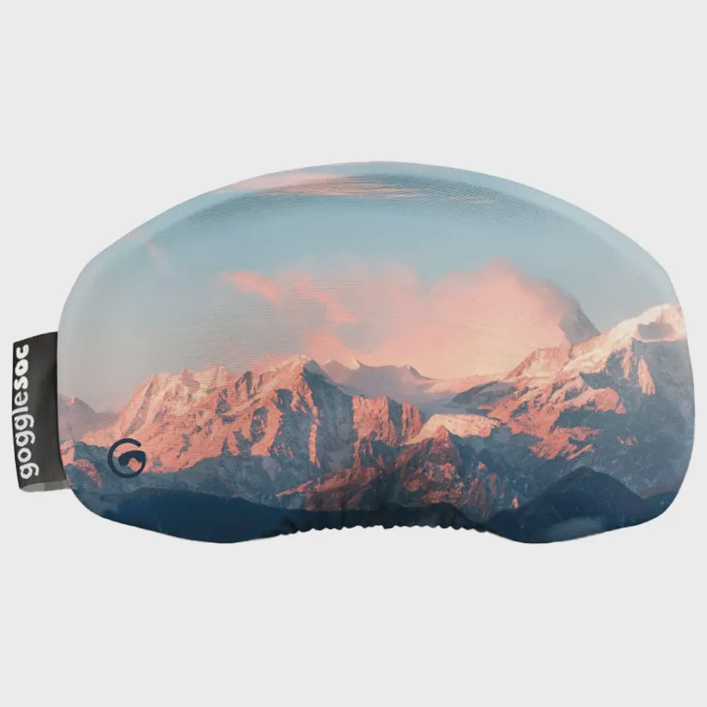 Gogglesoc Goggle Cover -  Peach Mountain