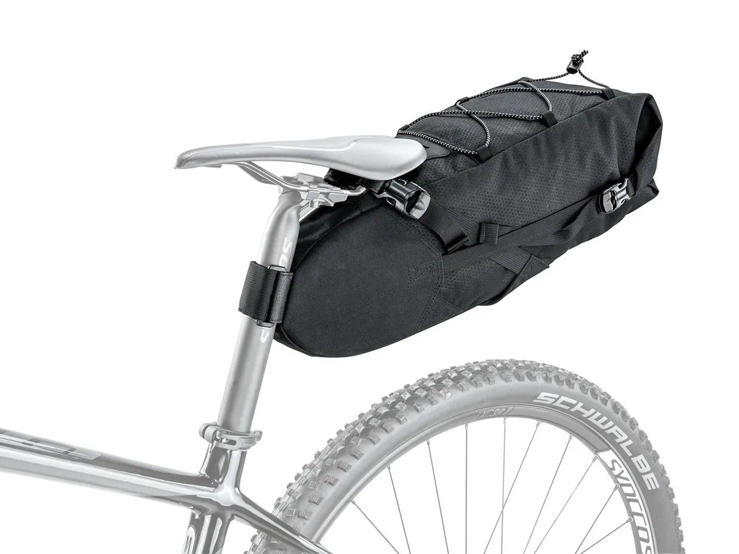 Topeak Bikepacking Backloader 10L Black Seatpost Mount Bag w/ Waterproof Inner Bag