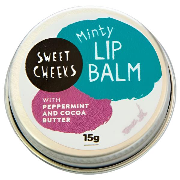 Sweet Cheeks Minty Lip Balm 15g